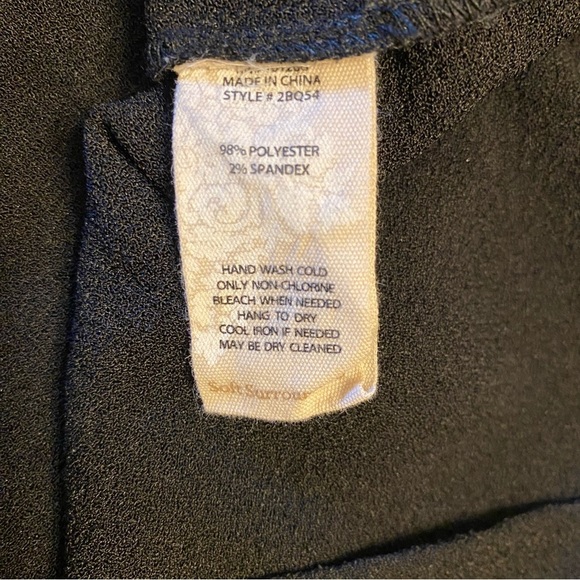 Soft Surroundings Black Loose Flutter Bell Sleeve Women’s Dress Size Large - Picture 13 of 13